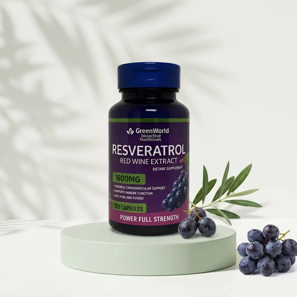 Resveratrol Puro – Fórmula Anti-Age y Juventud Celular